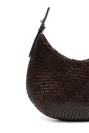 Dark Brown Luna Mezza shoulder bag DRAGON DIFFUSION | 8021DARKBROWN